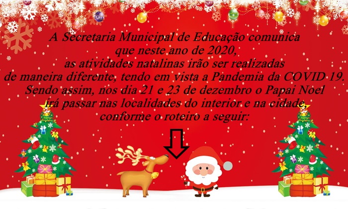 Roteiro do Papai Noel - Prefeitura Municipal de Toropi - RS