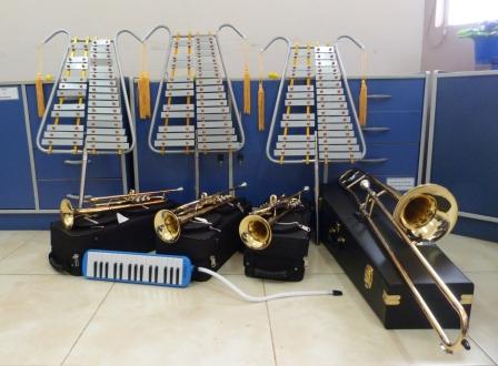 Município adquire novos instrumentos para Banda Marcial Toropi