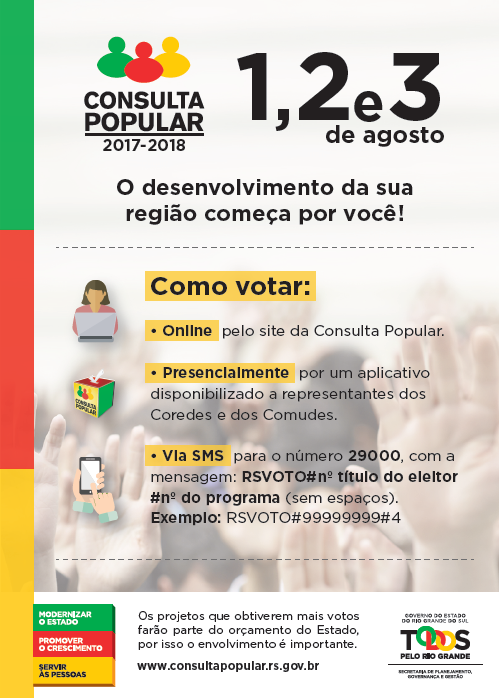 Vote na Consulta Popular 2017-2018