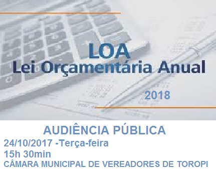 Audiência Pública LOA 2018