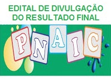 Divulgação do Resultado Final da Seleção Pública Nº 001/2017 - PNAIC