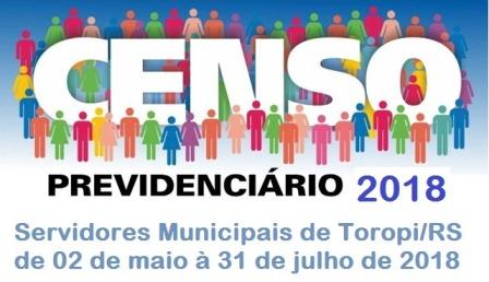 Censo Previdenciário 2018