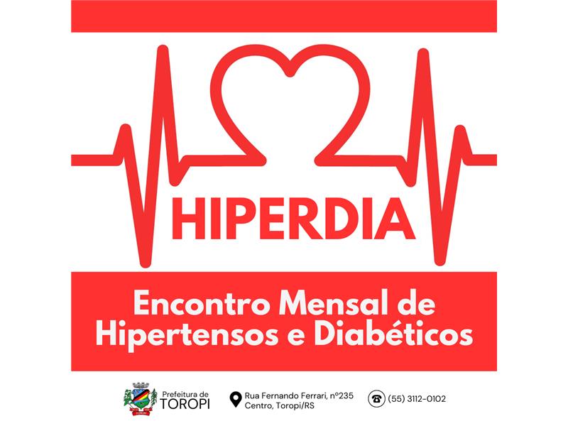 Encontro Mensal de Hipertensos e Diabéticos
