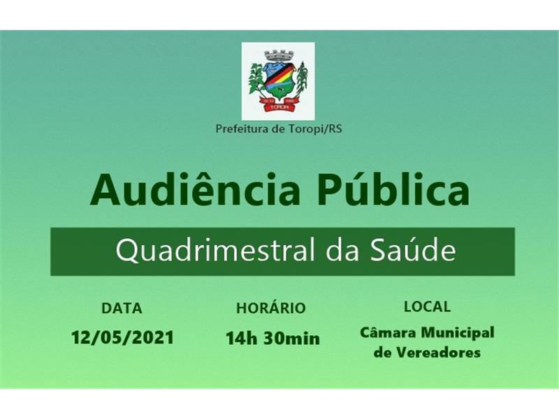 Audiência Pública da Saúde