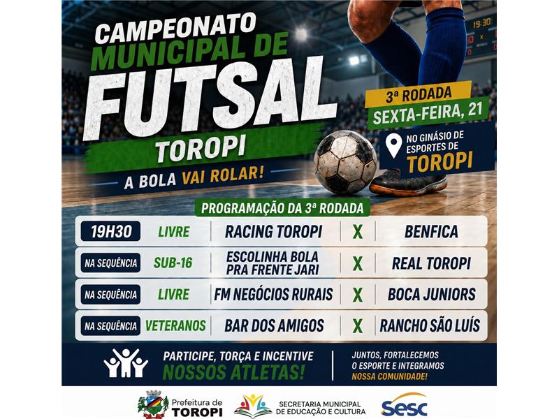 CAMPEONATO MUNICIPAL DE FUTSAL