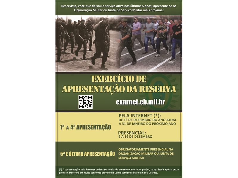 Exercício de Apresentação da Reserva (EXAR)