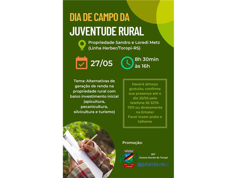 Dia de Campo da Juventude Rural