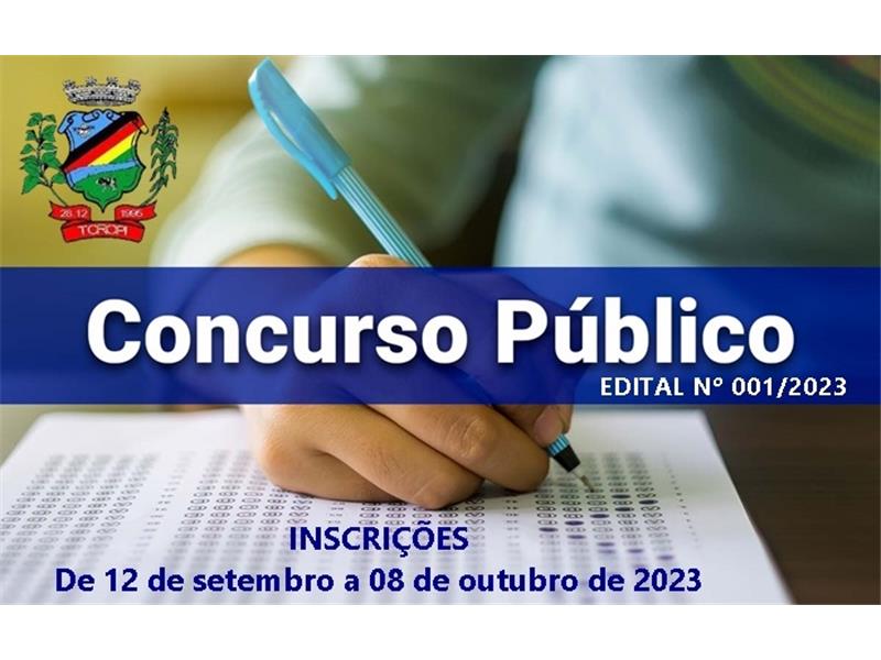 Concurso Público - Edital Nº 001/2023