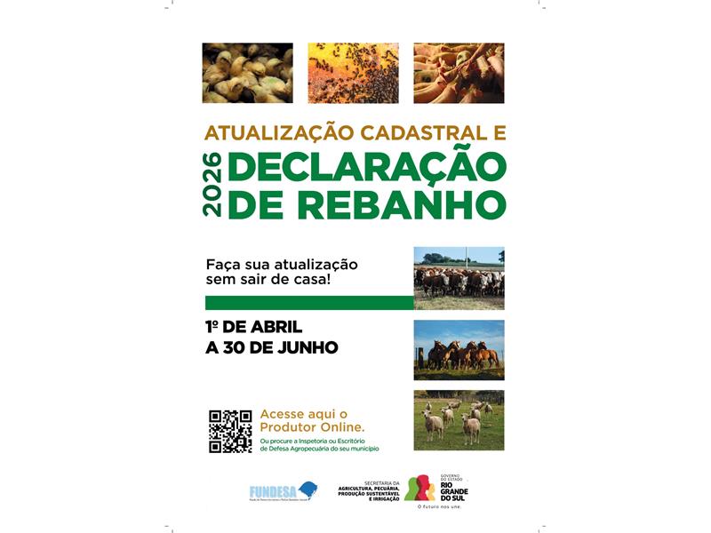 Declaração Anual de Rebanho 2026 e Atualização Cadastral