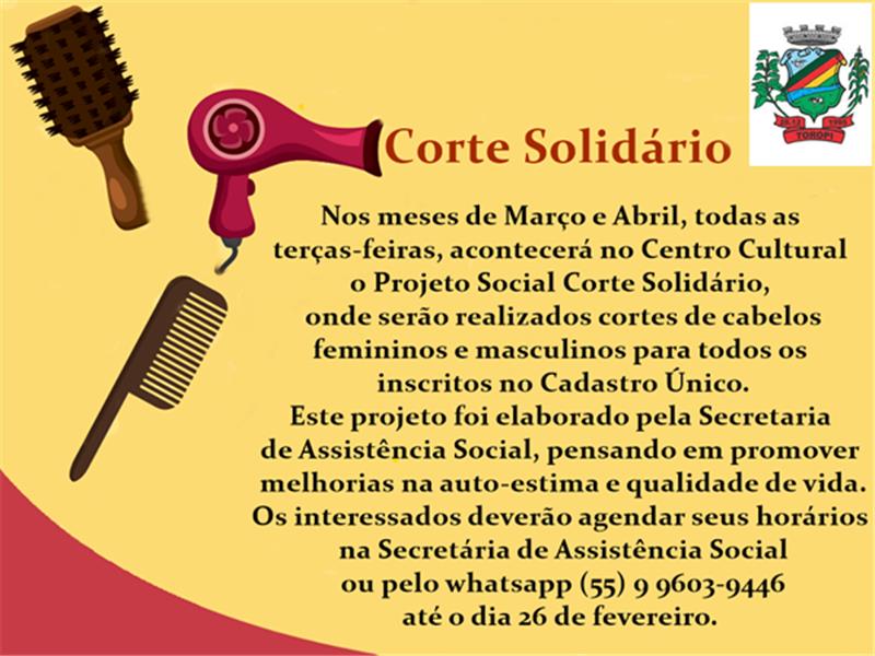 Projeto Social Corte Solidário