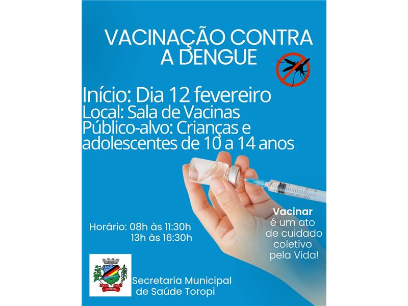 Vacinação Contra a Dengue