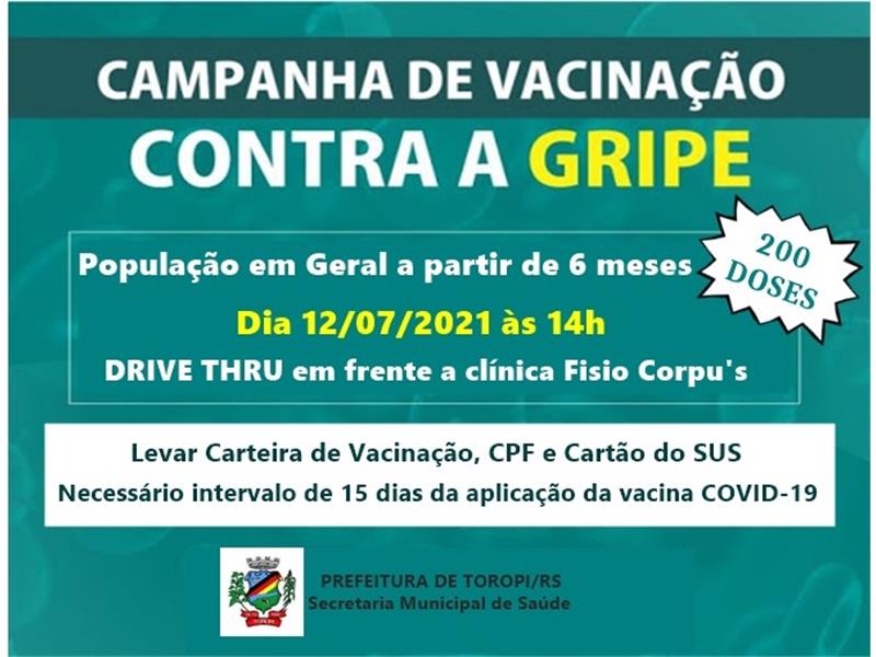 Vacina Contra Gripe População em Geral