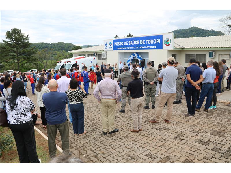 Inauguração da nova Unidade Básica de Saúde