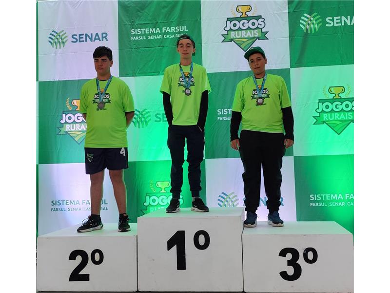 Alunos da Escola Afonso Maurer se destacam nos Jogos Rurais do SENAR RS