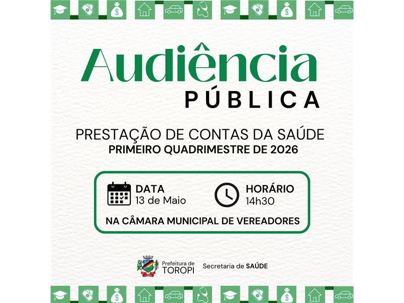 Audiência Pública da Saúde 