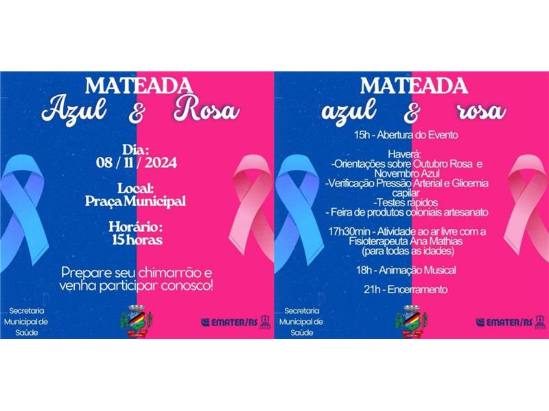 Mateada Azul e Rosa