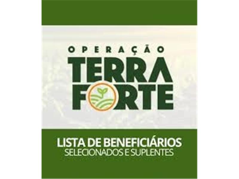 Relação de Candidatos Selecionados e Suplentes -  Operação Terra Forte