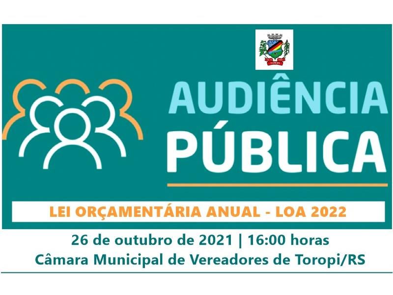 Audiência Pública LOA 2022