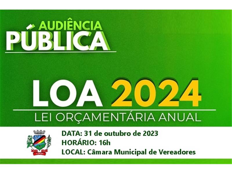 Audiência Pública LOA 2024