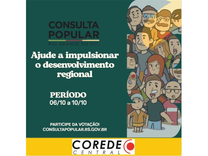 Participe da Consulta Popular!