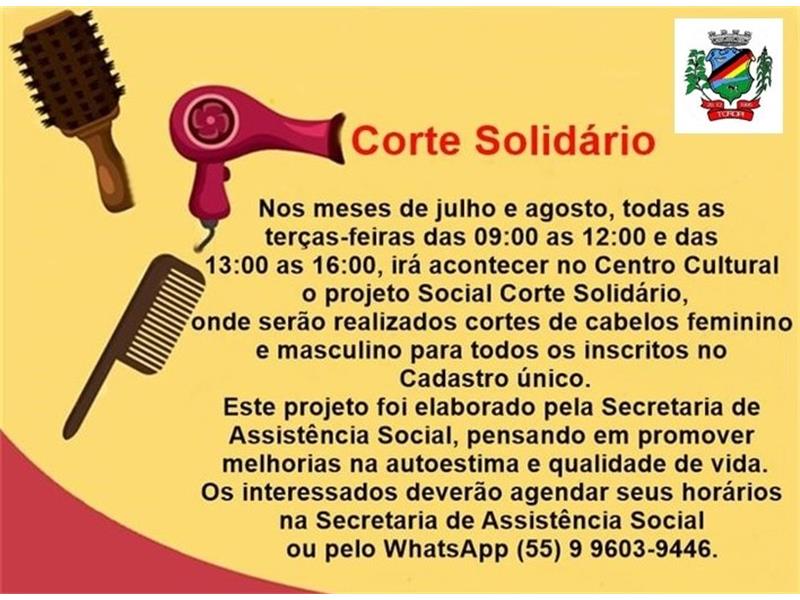 Projeto Social Corte Solidário
